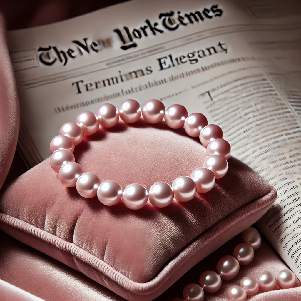 Pink Pearls Are Classic Ones NYT: A Timeless Symbol of Elegance and Style